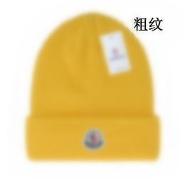 wool cap thick knit cap men and women in the fall and winter outdoor casual trend versatile cold warm cold cap knitted cap A2