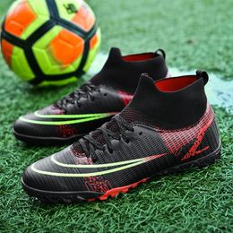 Dress Shoes Soccer Cleats Professional Men Outdoor Sport Training Football Ankle Boots Ultralight Grass Turf Futsal Top Quality Comfortable 231208
