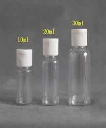 100PCS 5102030 ml Travel Portable Empty Plastic Flip Cap Bottle Cosmetic Shampoo Lotion Liquid Sample Bottle Dispenser Vials T24029526