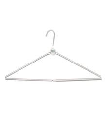 1pc Portable Foldable Hanger Aluminium Alloy Clothes Rack For Travel Household Dormitory Coat Hangers Folding Hangers4047641