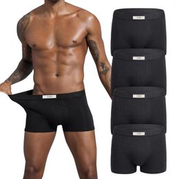 Underpants Men's Underwear Boxer Briefs Cotton Moisture Wicking Huge Pouch Trunks Sports Short Men Gift Oversized 7xl 3-Pc