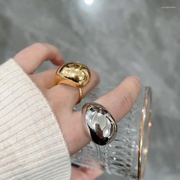 Cluster Rings Fashion Gold Plated Water Drop Finger Ring For Women Girls Party Punk Hiphop Jewlery Gifts Accessories E1283