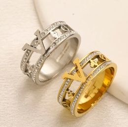 Plated Silver Plated Crystal Stainless Steel Love Wedding Jewellery Supplies Ring Fine Carving Finger Ring