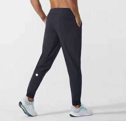 Lulus lemons leggings align Men Pants Yoga Outfit Sport Quick Dry Drawstring Gym Pockets Sweatpants Trousers Mens Casual Elastic Waist designer 24