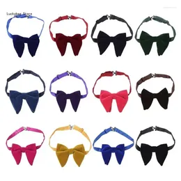 Bow Ties Solid Color Tie For Men Neck Butterfly Suit Business Wedding Decoration