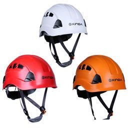 Ski Helmets Professional Mountaineer Rock Climbing Safety Helmet Work Rescue Caving Mountaineering Rappelling Gear Equipment 230921 Dr Dhtvp