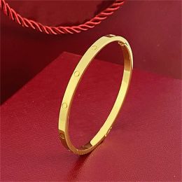 bangle designer Jewellery for women mens charms bracelet gold bangles Golden plated Designer Wholesale Jewelris luxury brand Couple Girls bracelets Christmas Gift