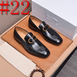 23model Casual Business Shoes for Men Lace Up Point Toe Wedding Party Office Formal Oxfords Polka Dot Men Designer Dress Shoes Comfortable