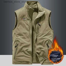 Men's Vests Outdoors Gilet Men Casual Heated Vest Man Plus Size Body Warmer Hiking Clothing Luxury Thermal Fashion Men's Heating Winter Coat Q231208