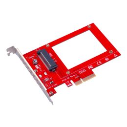 Add on Cards PCI-e 4X TO 2.5 Inch U.2 U2 NVMe SSD SFF8639 PCIE PCI Express 3.0 Raiser Adapter for Computert Server Workstation