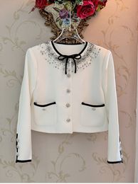 2023 White Diamonds Women's Cardigan Brand Same Style Women's Jackets DH14
