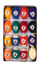 25MM 38MM Billard Balls Children Billiards Pool Table Balls Set Polyester Resin Small Cue Full Set billiard16698824