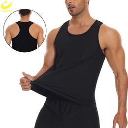 Sauna Vest For Men Sweating Tank Weight Loss Top Slimming Sleeveless Thin Fat Burner Sportwear Body Shaper Workout