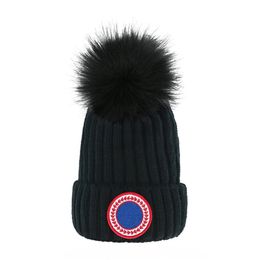 Designer Winter Knitted Beanie Woolen Hat Women Chunky Knit Thick Warm Beanies Hats Female Bonnet Beanie Caps P-2