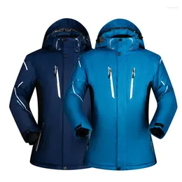 Skiing Jackets Skiwear Ski Suit Men And Women Couple Winter Windproof Comfortable Outdoor Sport Climbing Cold-Proof Warm Breathable Anorak