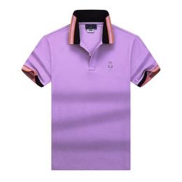 Designer clothes mens polo shirt Rabbits pattern shirts classic fit Business bead cotton minimalist super versatile style classics luxury shirt top Asia size M XXXL