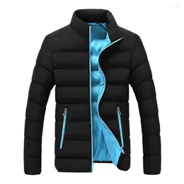 Men's Jackets Winter Jacket Fashion Windbreaker Thermal Outwear Casual Coat M 4XL Available In Blue/Gray/Orange/Green/Black