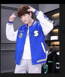 Men's Jackets Vintage Style Multi-letter Embroidery Baseball Coats Men Women Windbreaker Casual Sport Jackets Unisex Print Student Teens Coats 231208