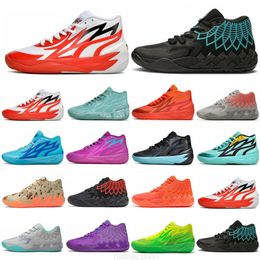 mit Box Lamelos Ball Mb.01 2022 Basketballschuhe Herren Trainer Galaxy Beige Königin BUZZ CITY RICK UND MORTY HEHL BLAU BLACK BLACK PURPLE KAT 36-46