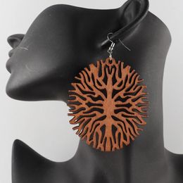 Dangle Earrings !2023 Est Laser Cut Tree Of Life Can Mixed Shapes