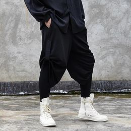 Men's Pants 2023 Nine Minute Spring/summer Yamamoto Style Dark Japanese Trend Casual Men Loose Skirt