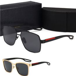 Polarized Sunglasses Side Letter Designer Sunglasses For Man Woman Brand Adumbral Beach Traveling Sun Glasses 2 Styles Frame274d
