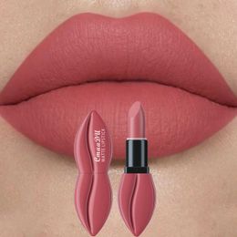 Lipstick 10 Colours Waterproof Big Mouth Nude Matte Lipsticks Long Lasting Lip Stick Not Fading Sexy Red Velvet Lipsticks Makeup Cosmetic 231208