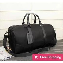 Nylon Travel Fitness Bag Designers Fashion Black High Quality Canvas s Mens European and American Tide Style Men Handbag W230m