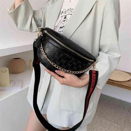 Womens Purses & Handbags Chest bag women's fashion new messenger personality wide shoulder belt leisure waist Purse P6D7261A