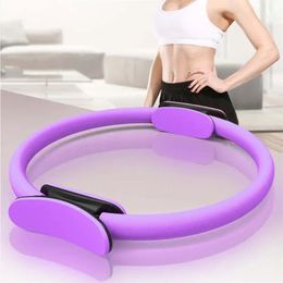 Yoga Circles 1Pcs Home Fitness Pilate Circle Gym Professional Sport Training Yoga Ring Exercise Women Workout Accessories Resistance Circle 231208