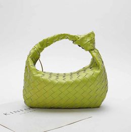 designer luxury bags large shoulder bag teen mini purse dumpling knitting handbags women soft leather clutch underarm knotted pleated top