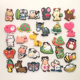 Fridge Magnets 10pcslot Cute Cartoon Animal fridge magnets whiteboard sticker Silicon Gel Refrigerator Magnets Kids gift 231208