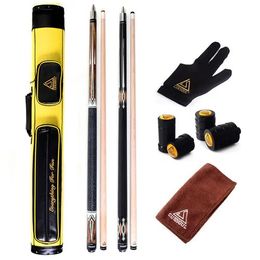 Billiard Cues CUESOUL Combo Set of House Bar Pool Cue Sticks 2 Packed in 2x2 Hard Case 231208