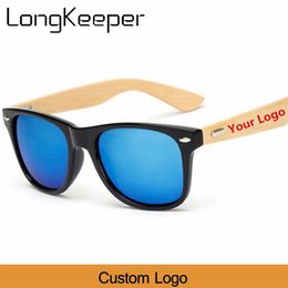 Custom Logo Bamboo Foot Sunglasses Men Wooden Sunglasses Women Original Wood Sun Glasses Customerized 20 pcs set Whole1894