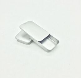 Size80x50x15mm small sliding tin box mint mini metal case gift lip balm box 120pcslot2851579