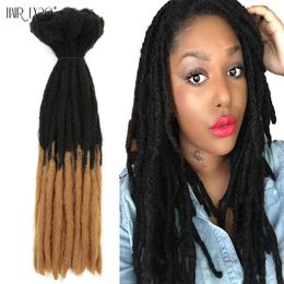 Synthetic Wigs 22inch Dreadlocks Crochet Hair Braids Synthetic Omber Braiding Wigs Reggae Hip Hop For Black Women/Men Hair Expo City 231208
