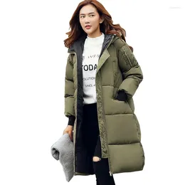 Women's Trench Coats 2023 Very Thick Warm Womens And Jackets Winter Armygreen Black Khaki Fashion Women Coat CC307