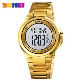 Wristwatches SKMEI 1712 Men Sport Watch Mens Digital Wristwatches 2 Time Stopwatch Fashion LED Waterproof Watches relogio masculino 231208