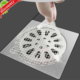 Upgrade 30PCS Kitchen Filter Cover Disposable Floor Drain Hair Anti-Clogging Attached To The Drain Bathroom Kitchen Sink Drain Covers