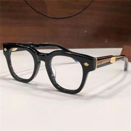 New fashion design optical eyewear square thick plank frame simple popular classic style versatile glasses transparent lens top qu214C