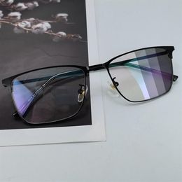 Sunglasses Pochromic Transition Glasses For Women Men Anti Radiation Blue Light Replaceable Clear Scratch Lens Square227w