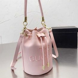 Bucket mar bags Straw designer bag women weave Shoulder Bags leather designers handbags crossbody wallet fashion all match totes