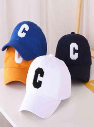 Designer Bucket Trucker Baseball Hat 3-8-year-old Spring Summer Childrens Thin Sunshade Tongue Hat Trendy Boys and Girls c Letter Cap Sunscreen5413439