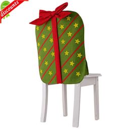 Upgrade Christmas Stretch Chair Cover Banquet Party Seat Cover Slipcover Hotel Home Decor Dining Chair Cover Removable Washable Stretch