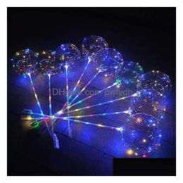 Party Decoration Led Bobo Balloon String Light For Christmas Halloween Birthday Balloons Drop Delivery Home Garden Festive Supplies E Dhdyd