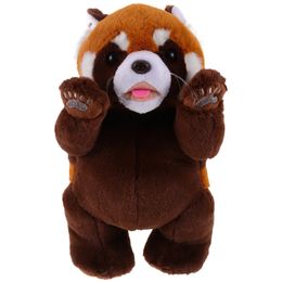 Plush Dolls Plush Animal Raccoon Stuffed Red Pillow Toy Birthday Kawaii Fluffy Plushie Plushies Squishy Kids Cuddle Huggable Figure 231208