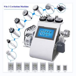 Hot sale 9 In 1 Lipo Vacuum Weight Loss Skin Tightening Wrinkle Removal Cavitation RF Skin Firming Face Lifting Cavitation 40K