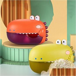 Bath Toys Baby For Kids Music Dinosaur Bubble Hine Tub Soap Matic Maker Room Toy 221118 Drop Delivery Maternity Shower Dhxu3