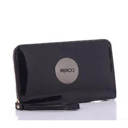 Designer Mimco Wallet Women PU Leather Purse Brand Wallets Large Capacity Makeup Cosmetic Bags Ladies Classic Shopping Evening Bag2977
