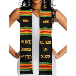 Custom Logo Printed Mexico Graduation Sash Satin Fabric Embroidery Haiti Graduation Stole Graduation Scarf